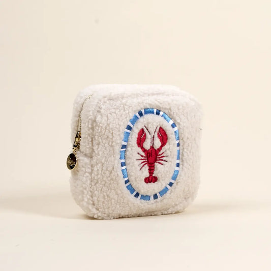 Lobster Square Teddy Pouch