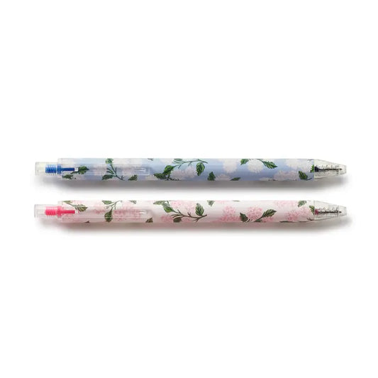 Hydrangea Gel Pen Set of 2