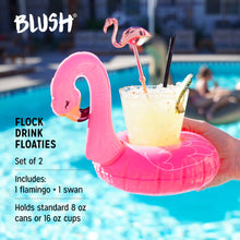 Load image into Gallery viewer, Flock Flamingo Drink Floaties
