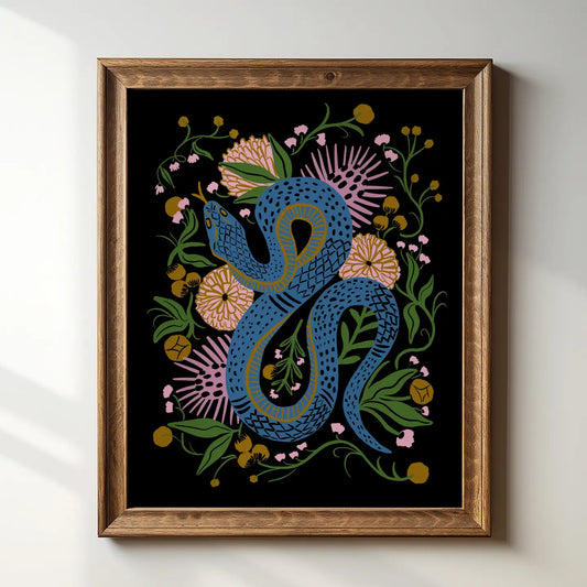 Charmed Snake Print