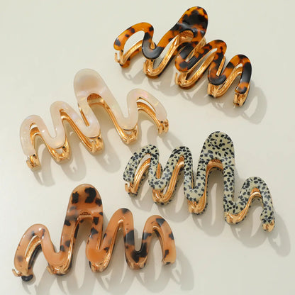 Willow Squiggle Metal Claw Clip