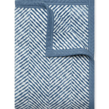 Load image into Gallery viewer, ChappyWrap Harborview Herringbone Cornflower Blanket
