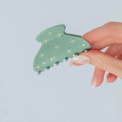 Small Crystal Claw Clip