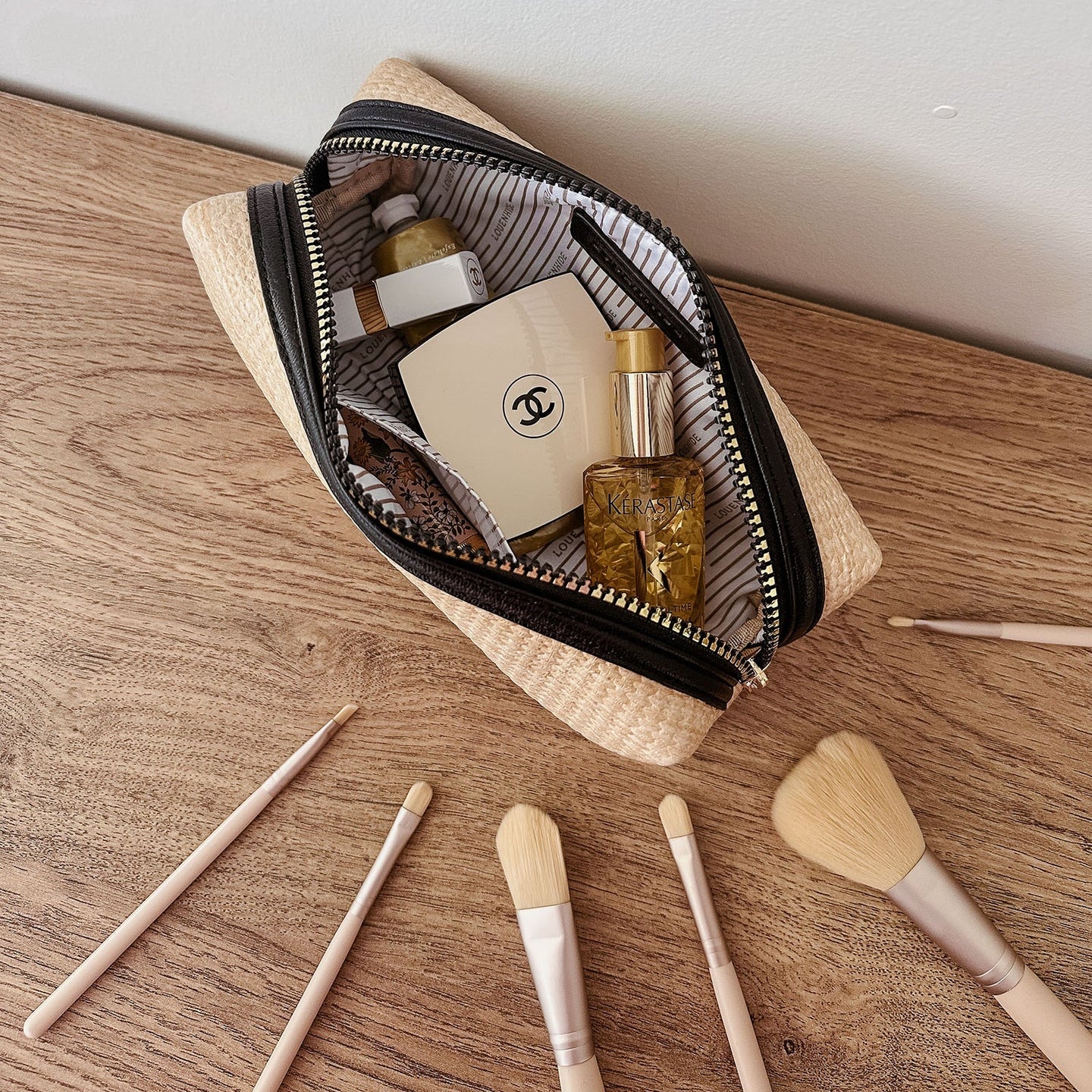 Brianna Makeup Bag with Brushes