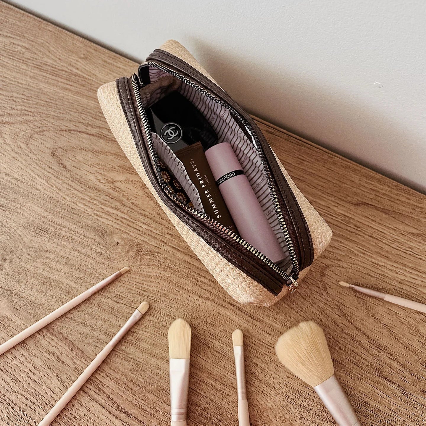 Brianna Makeup Bag with Brushes