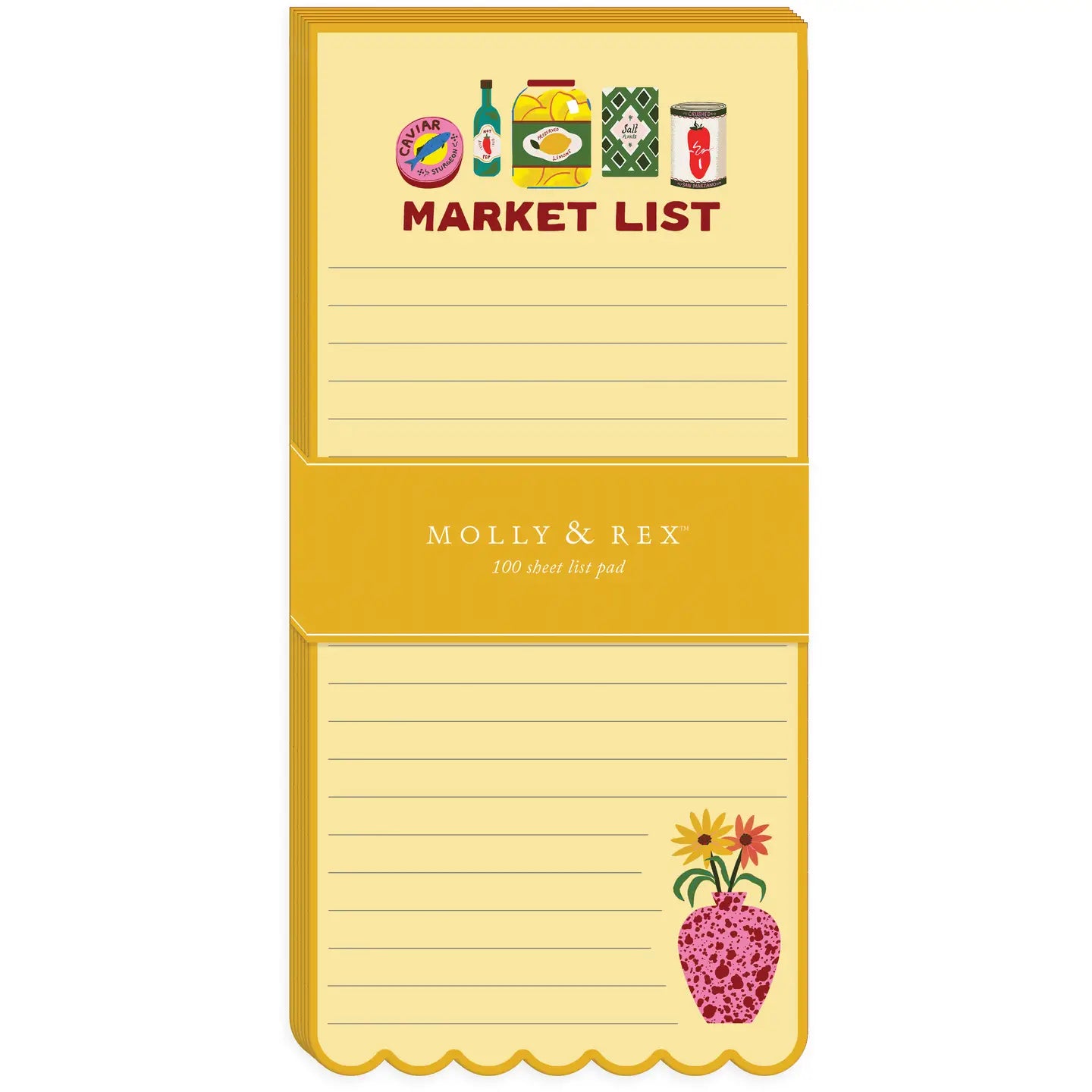 Mediterranea Market Magnetic List Pad