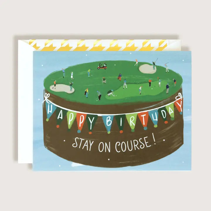 Happy Birthday Golf Card