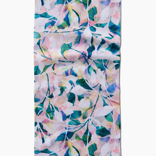 Painted Foliage Bar Towel