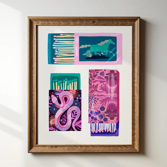 Matchbooks Art Print