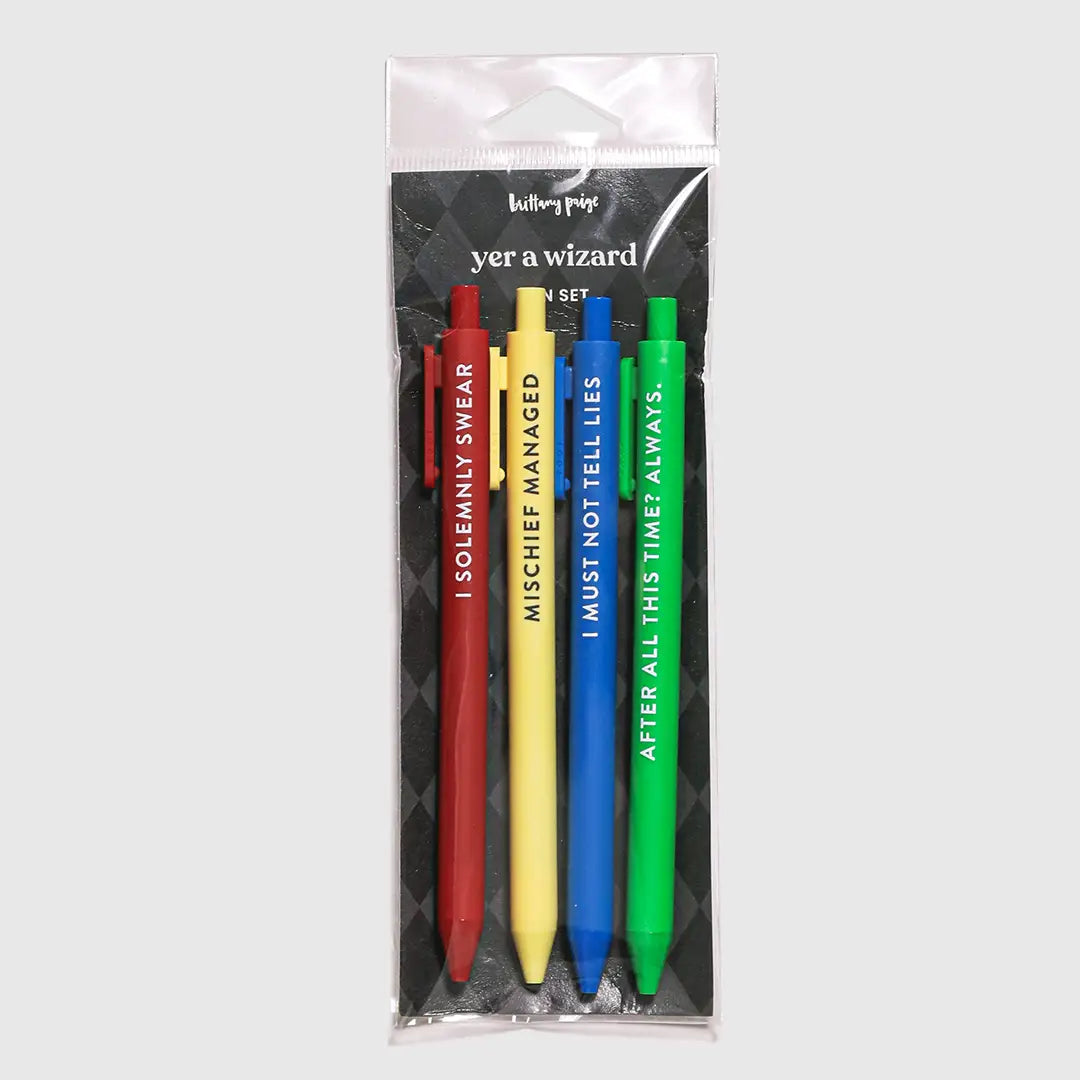 Yer A Wizard Jotter Pen Set