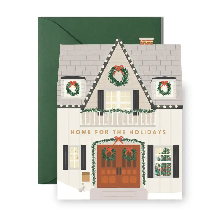 Home For the Holidays Die-Cut Card