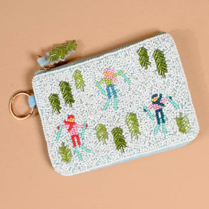 Holiday Handcrafted Beaded Pouch