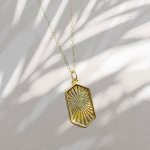 Gold Filled Sun Soul Necklace