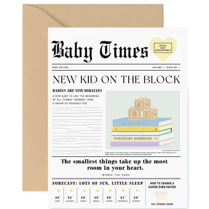 Baby Times Card