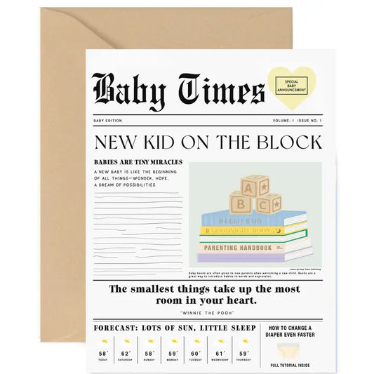Baby Times Card