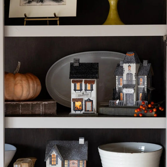 Haberdashery Haunted Village Decor