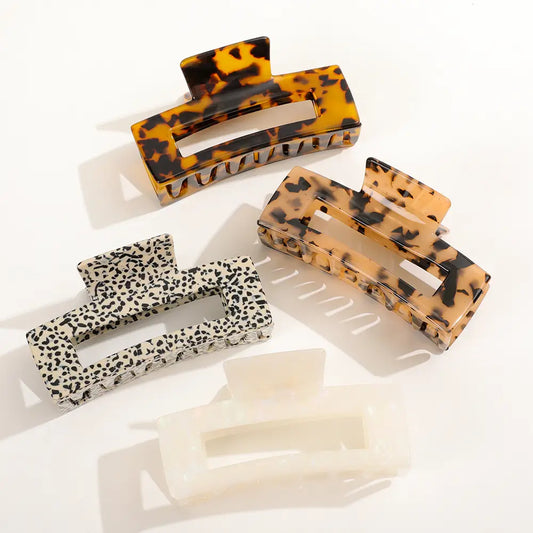 Luna Large Classic Rectangle Hair Clip