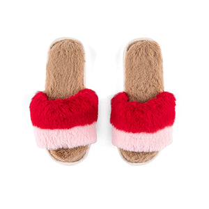 Mora Red & Pink Slippers