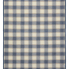 Load image into Gallery viewer, ChappyWrap Autumn Plaid Vintage Blue Blanket
