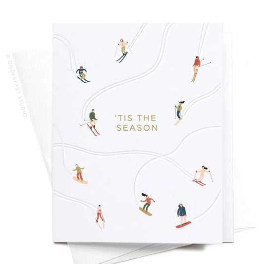'tis the Season Skiiers Card
