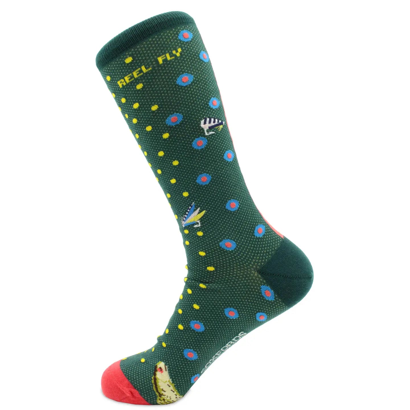 "Keep It Reel" - Fly Fishing Fine Men's Socks