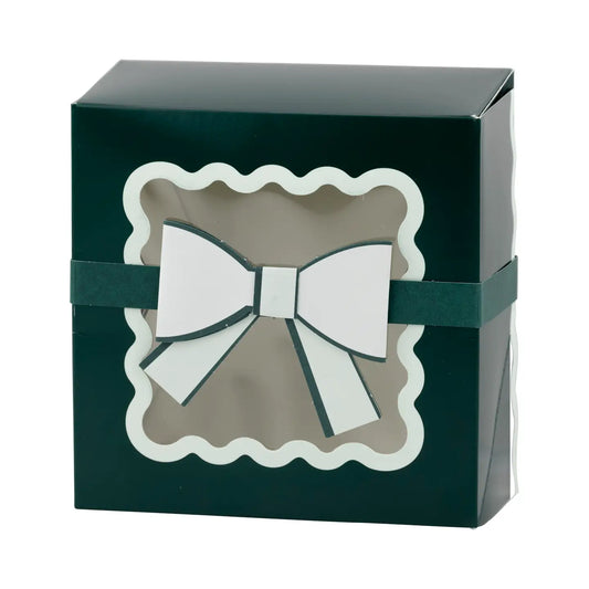 Green Bow Cookie Box