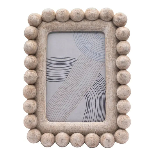 Sandstone Beaded Picture Frame