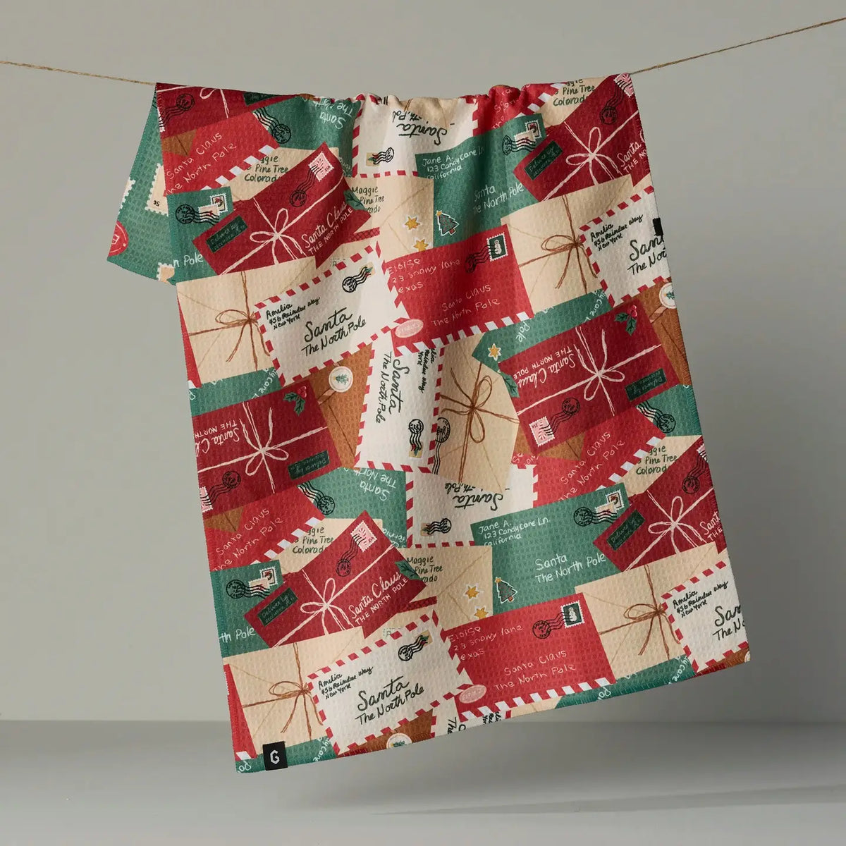 Merry Mail Luxe Kitchen Towel