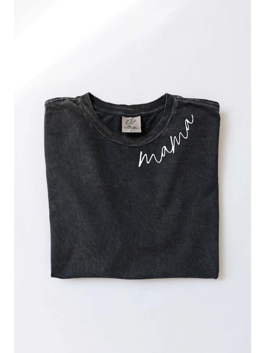 Mama Mineral Washed Graphic Top