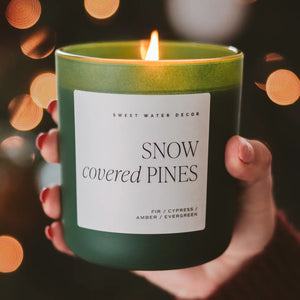 Snow Covered Pines Soy Candle