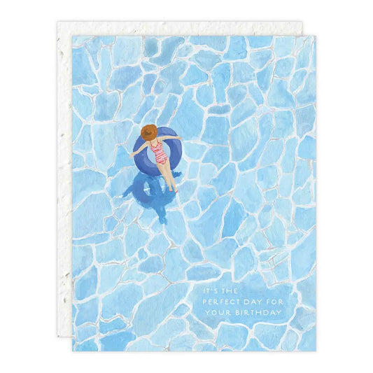 Pool Day Birthday Card