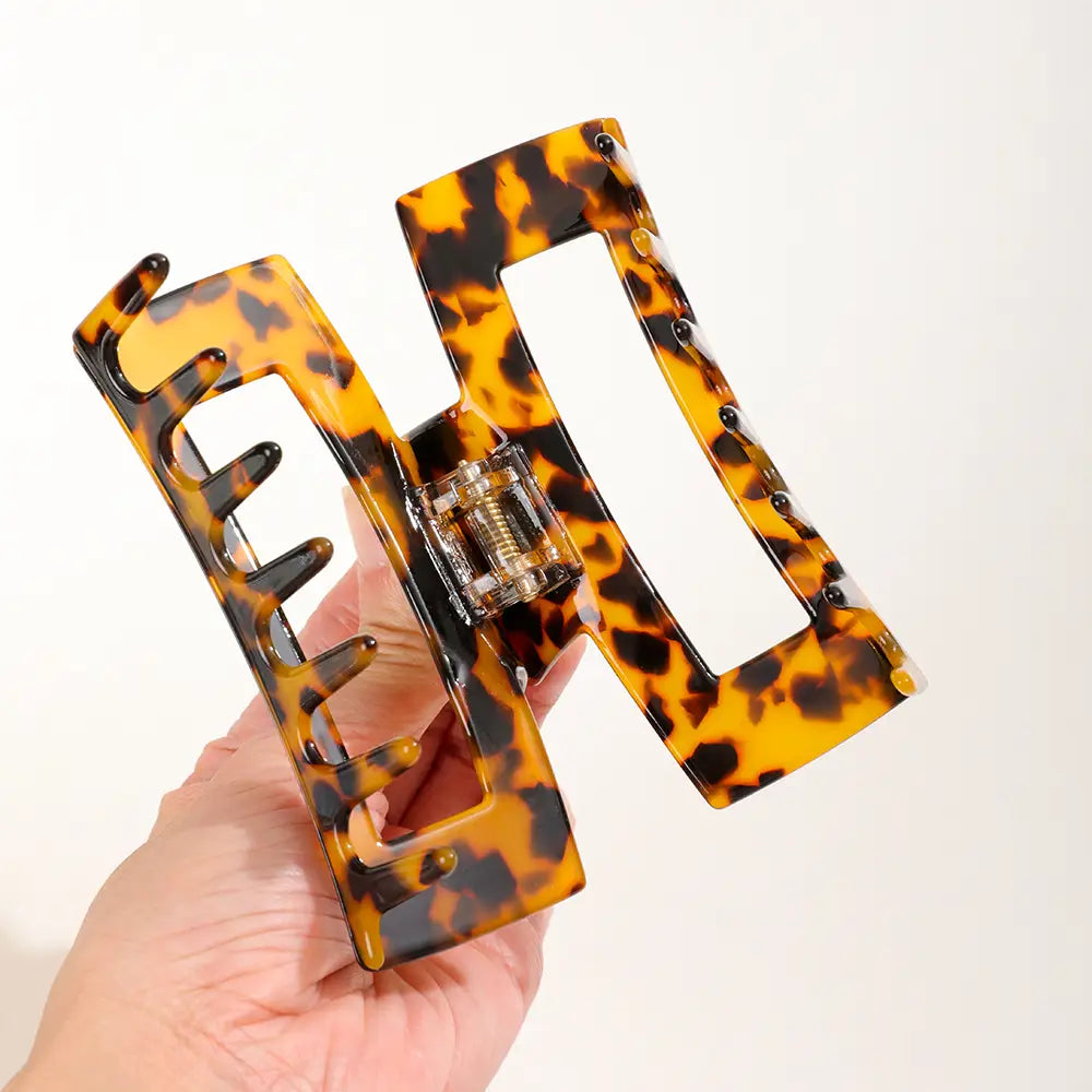 Luna Large Classic Rectangle Hair Clip