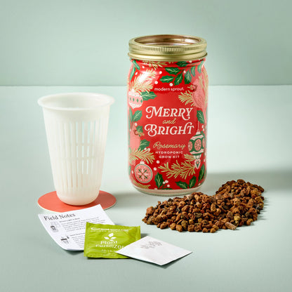 Holiday Herb Garden Jar