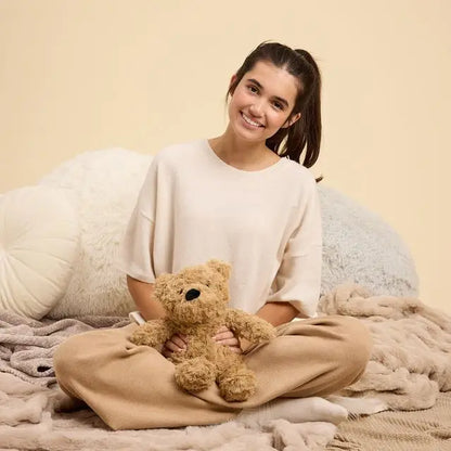 Brown Curly Bear Warmies