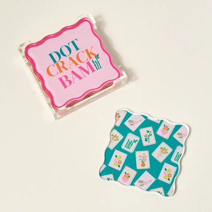 Table Talk Acrylic Coaster Set