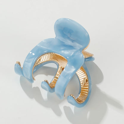 Jade Small Octopus Metal Claw Clips