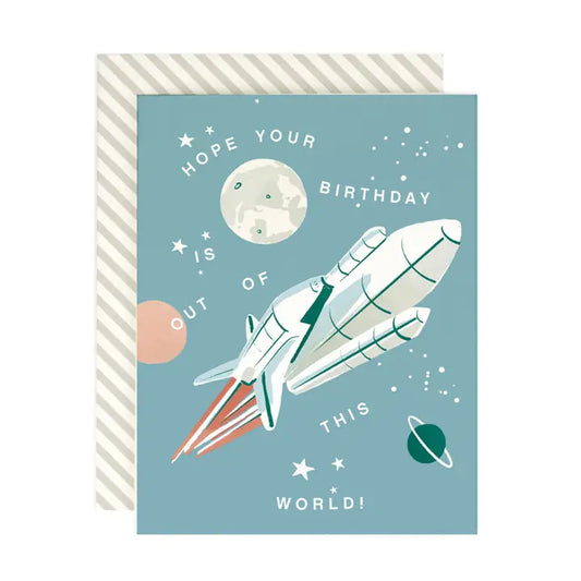Out Of This World Birthday Card