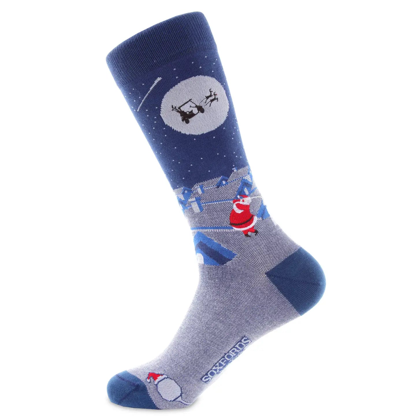 "Santa's Secret" - Golfing Fine Men's Socks