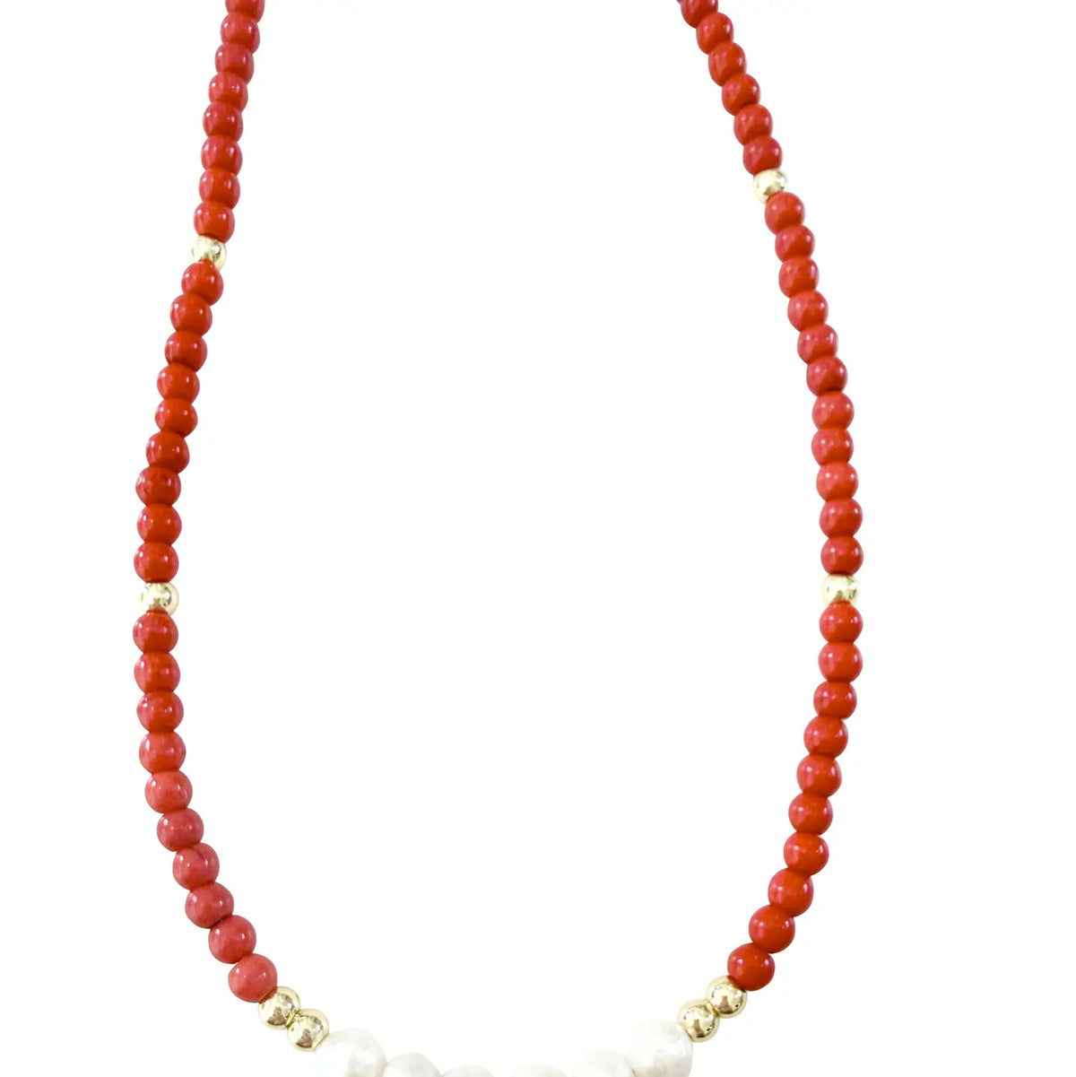 Melissa Beaded Necklace w/ Pearl Accents
