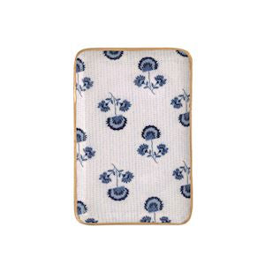 Blue Patterned Trinket Tray