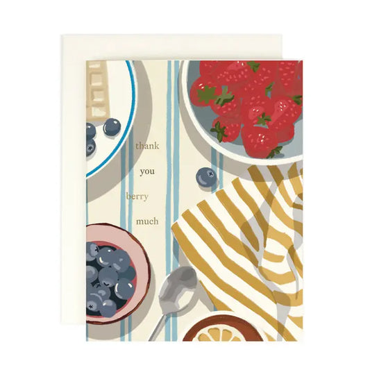 Thank You Berry Much Card