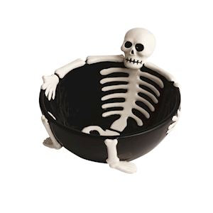 Lounging Skeleton Bowl