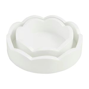 Mini Scalloped Tray Set
