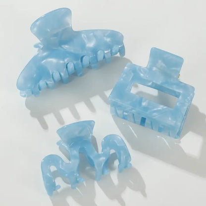 Saltwater Blue Small Claw Clips