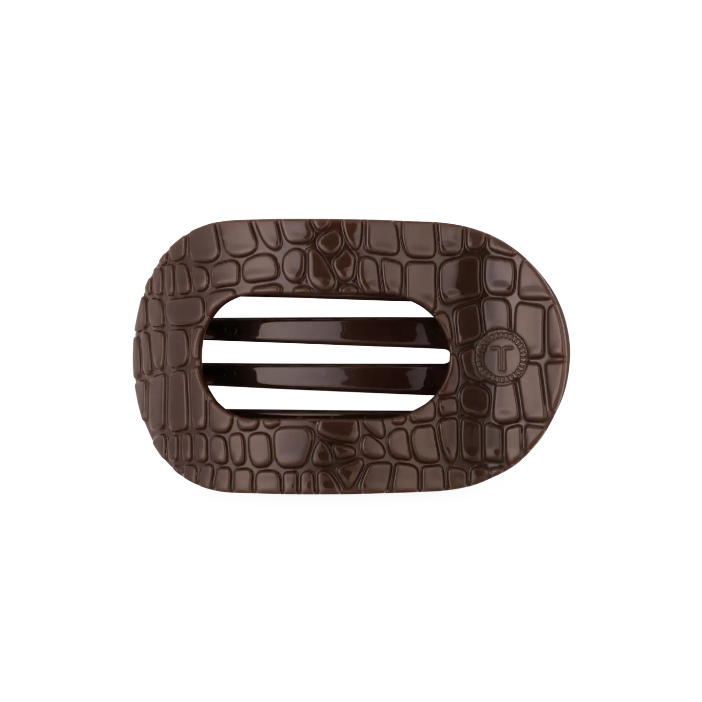 Teleties Round Flat Hair Clip | Medium