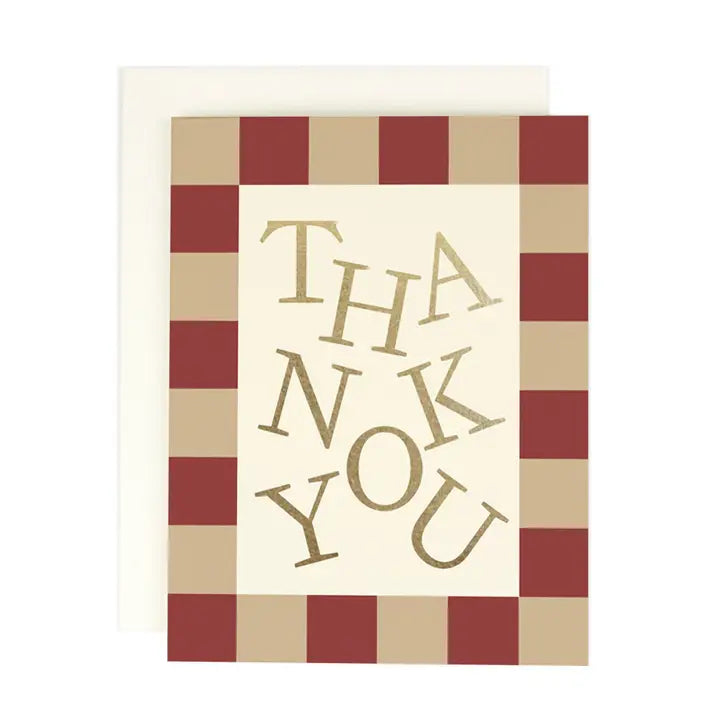 Check Edge Thank You Card