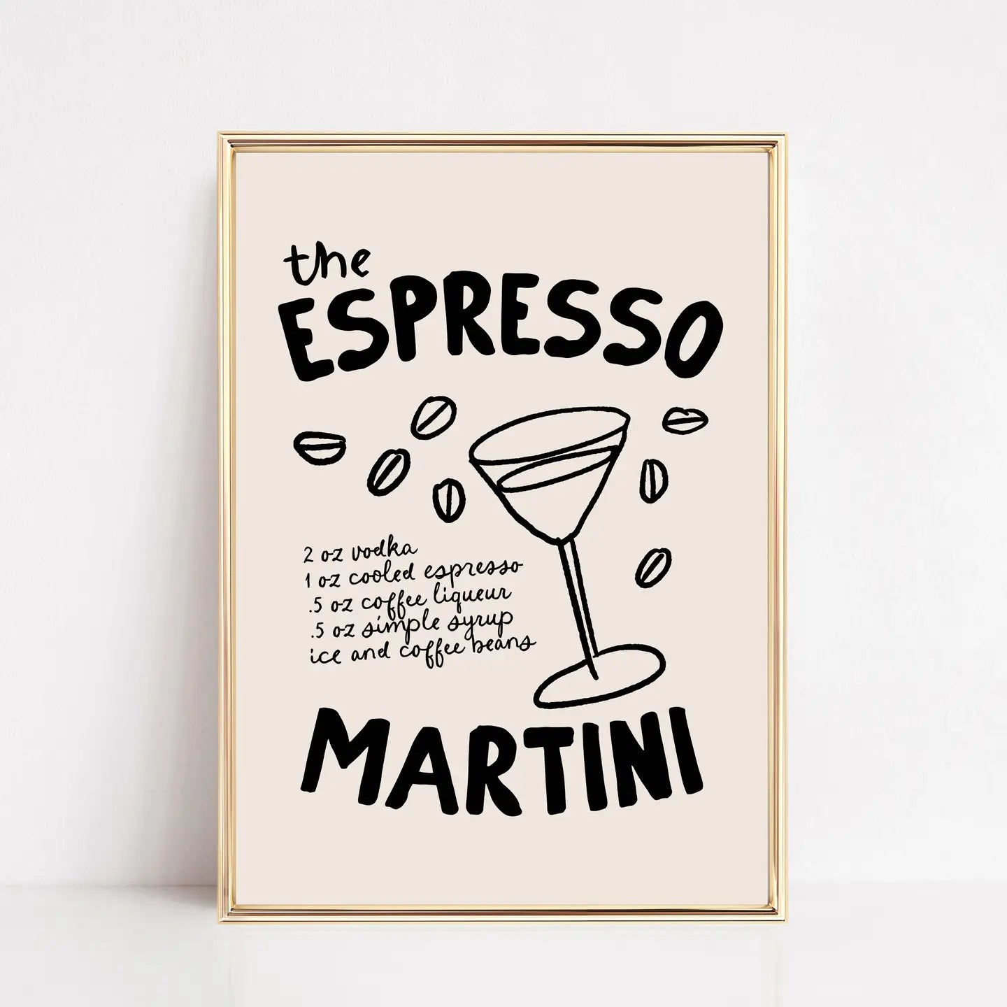 Espresso Martini Art Print