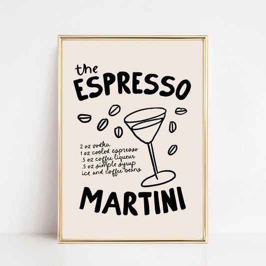 Espresso Martini Art Print