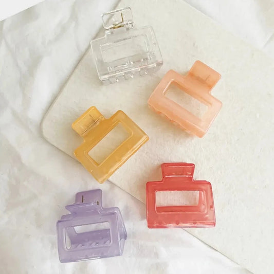 Jelly Hair Clips - 2 Inch