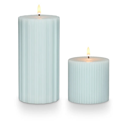 Fresh Sea Salt Fragranced Pillar Candle